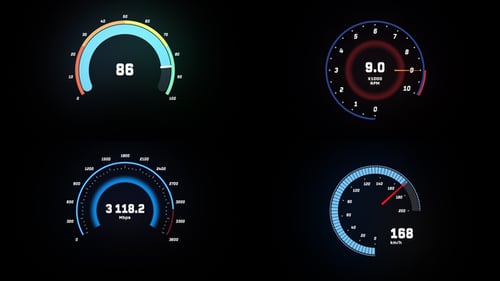 Velocímetro HUD Gauge