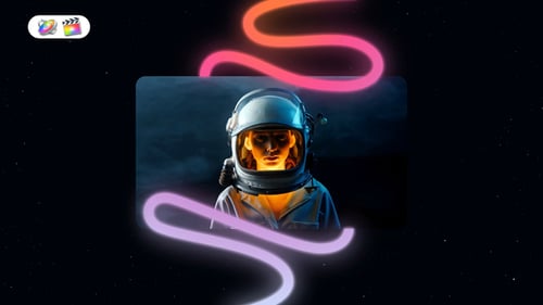 Dynamic Glowing Lines Abstract Text Reveal Intro