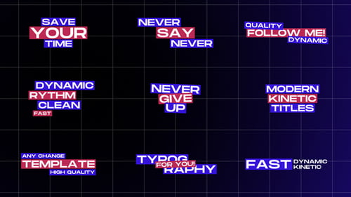 Auto-Resize Bounce Kinetic Titles | Text Animation Presets for After Effects