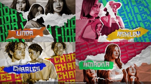Collage-Foto-Diashow | Vorlage für dynamische Textanimationen