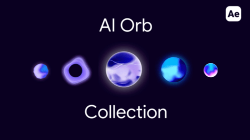 Customizable Abstract Orb Glowing Elements Pack