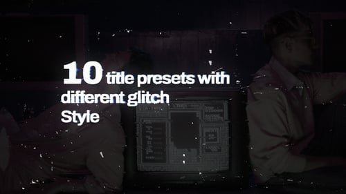 Dynamic Glitch Text Animations Pack