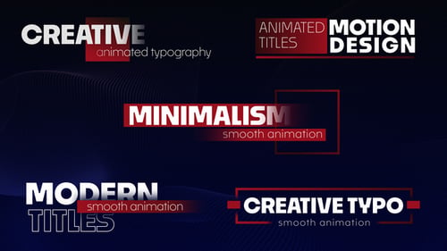 Animtaed Titles