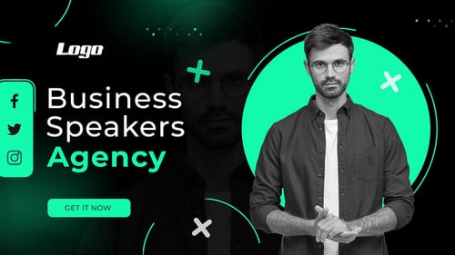 Dynamic Corporate Presentation with Modern Geometric Motion Graphics