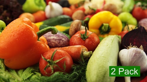 Vibrant Assortment of Fresh Farm Vegetables