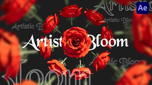 3D Floral Bloom Intro