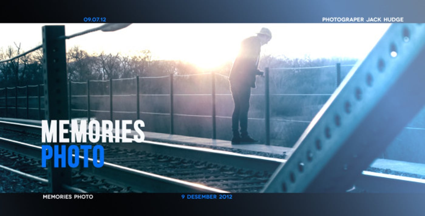 Modern Cinematic Photo Slideshow with Dynamic Text, Video Displays ft ...