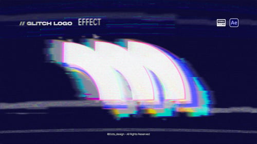 Glitch Logo Opener
