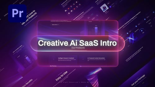 SaaS Product Promo MOGRT - Ai Modern Corporate Template
