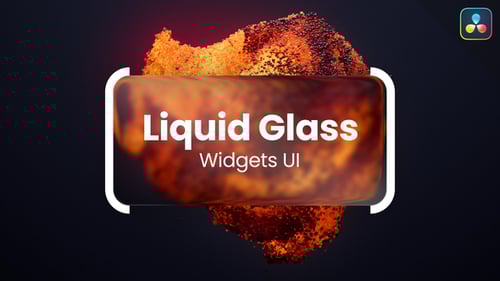 Dynamic Liquid Glass UI Elements and Data Visualization Widgets