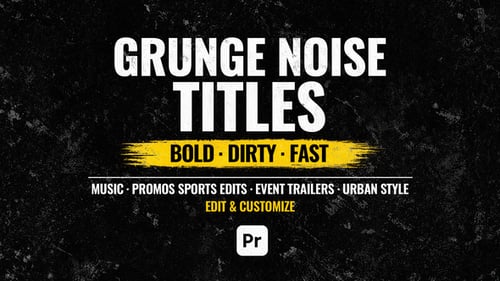 Grunge Noise Text Reveals with Dynamic Typography Effects
