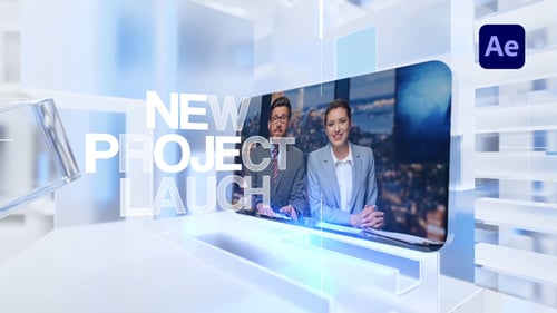 Glass Broadcast Studio Opener