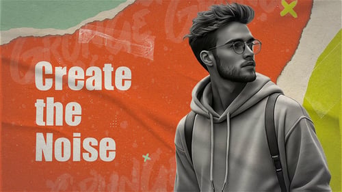 Chaos is a Form of Art Urban Grunge Style | MOGRT