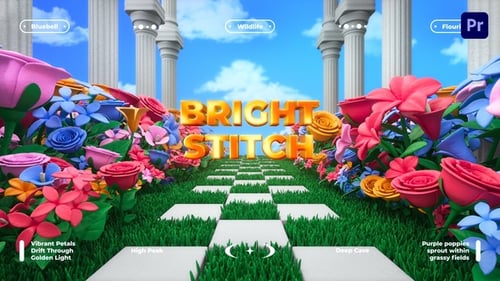 Blooming Floral 3D Titles - Premiere Pro