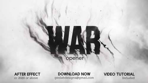 Dramatic Ink Spill Cinematic Text Opener