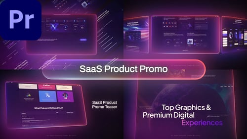 Promo du produit SaaS - Teaser promotionnel du site Web Ai