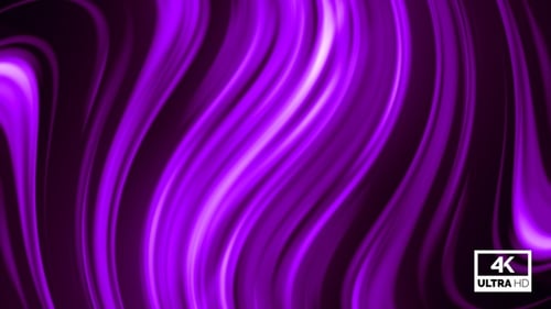 Dynamic Abstract Purple Fluid Waves Looping Background