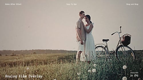 Retro Film Overlay Effect