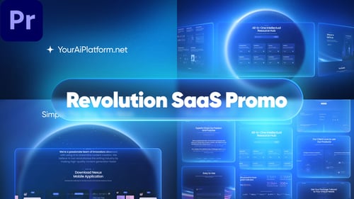 Revolution SaaS Product Promo MOGRT - Ai Website Promo