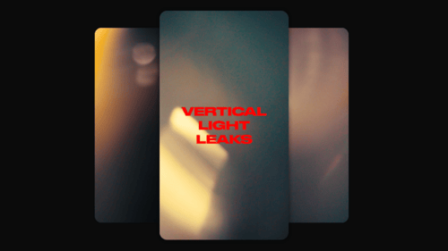 Abstract Vertical Light Leak Transitions for Social Media Videos