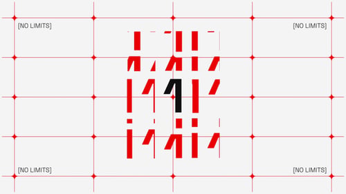 Energetic Kinetic Typography Countdown Intro with Geometric Tech Overlays