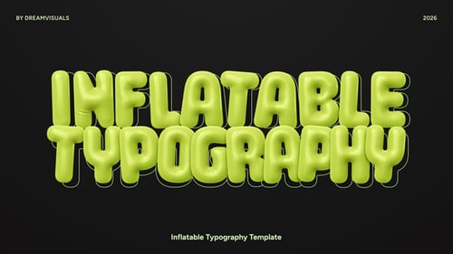 Inflatable Typography