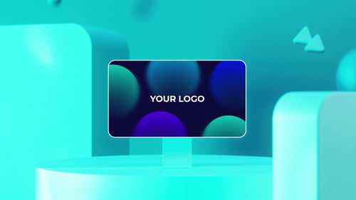 Revelación de logotipos en 3D | MOGRT
