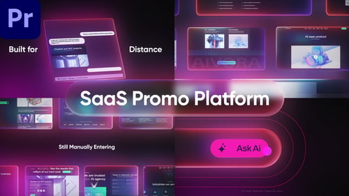 Ai SaaS Promo MOGRT - Website Promo Teaser
