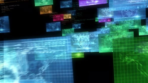 VPN-Netzwerk auf Bildschirm-Schleife