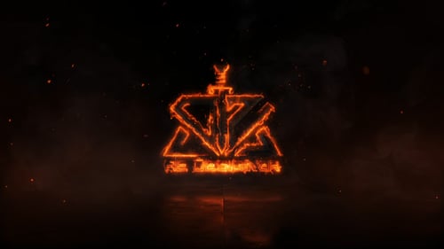 Dynamic Fire Burst Logo Reveal