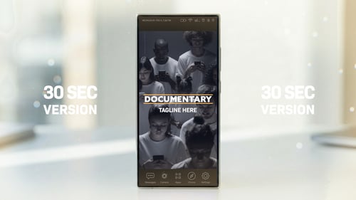 Dynamic Glitch Tech Cybersecurity Mobile Intro