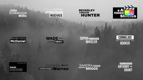 Smooth Simple Titles /Fcpx