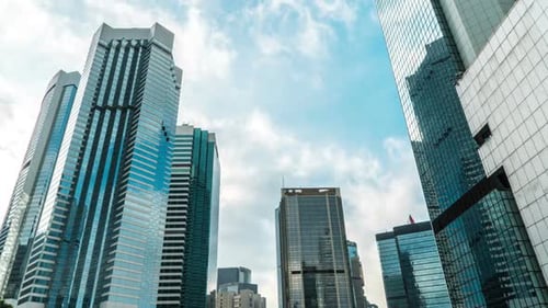 Business Company Skyscrapers Glass