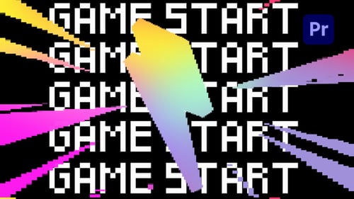 Arcade Game Logo Animation