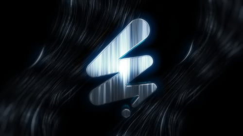Liquid Chrome Fiber Logo Reveal for Premiere Pro