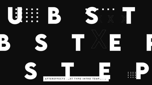 Dynamic Kinetic Typography Intro for Modern Brand Presentations