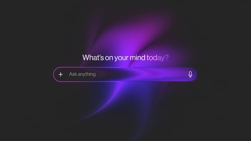 Modern AI User Interface Interaction Kit for Technology Presentations