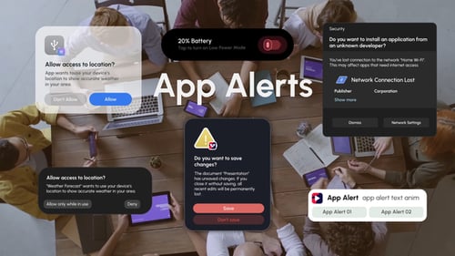 Alertas de Aplicación