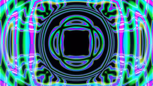 Formas abstractas de figuras en colores multicolores