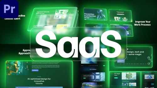 Promoción de productos Ai SaaS MOGRT