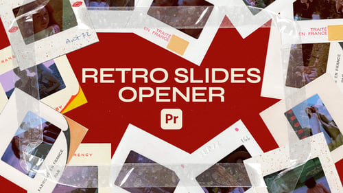 Retro Slides Opener For Premiere Pro