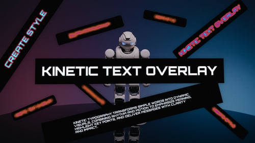 Kinetic Text Overlay