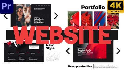Modern Website Promo | 4k MOGRT