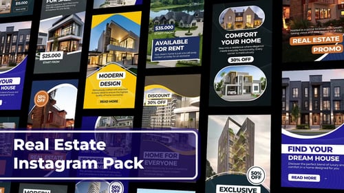 Paquete de Instagram inmobiliario | MOGRT