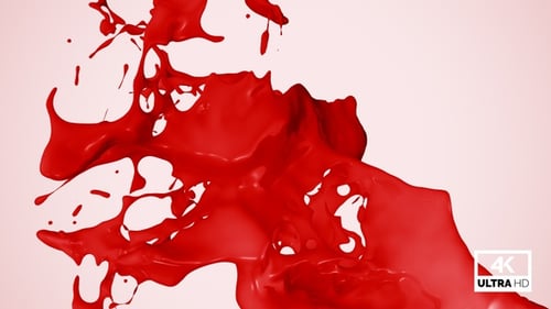 Spritzer roter Farbe V3