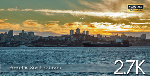 Sunset in San Francisco