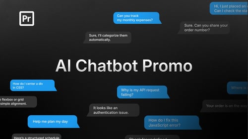 AI Chatbot Promo for Premiere Pro