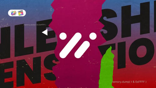 Révélation du Logo en papier grunge pour le FCPX