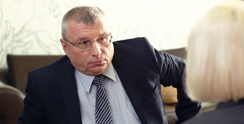 Geschäftliches Interview