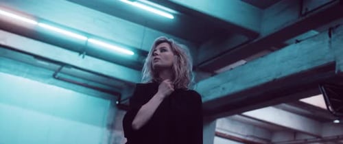 Girl in a Parking Lot